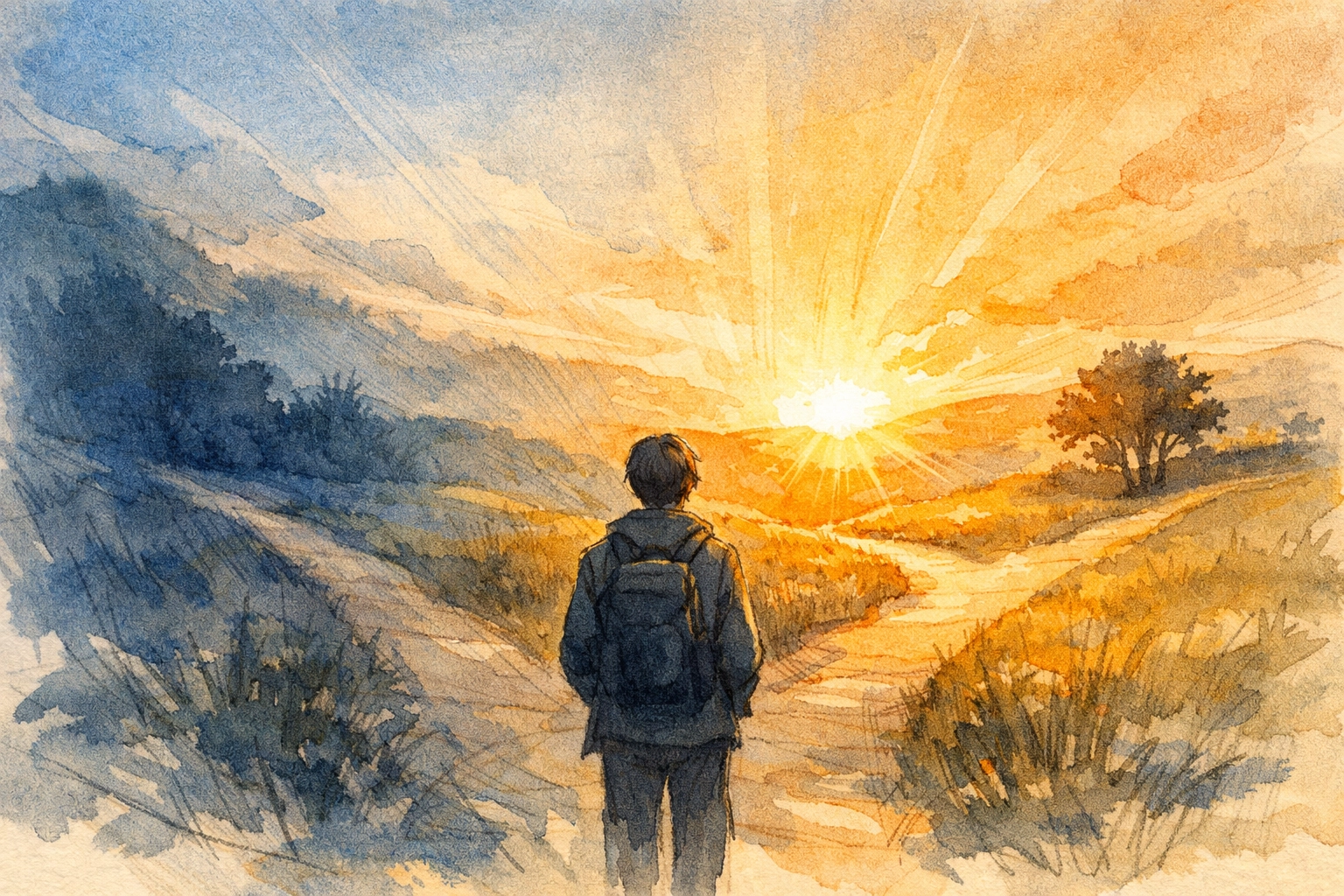 Person choosing between paths symbolizing integrity and faith-based decision making in Christian leadership