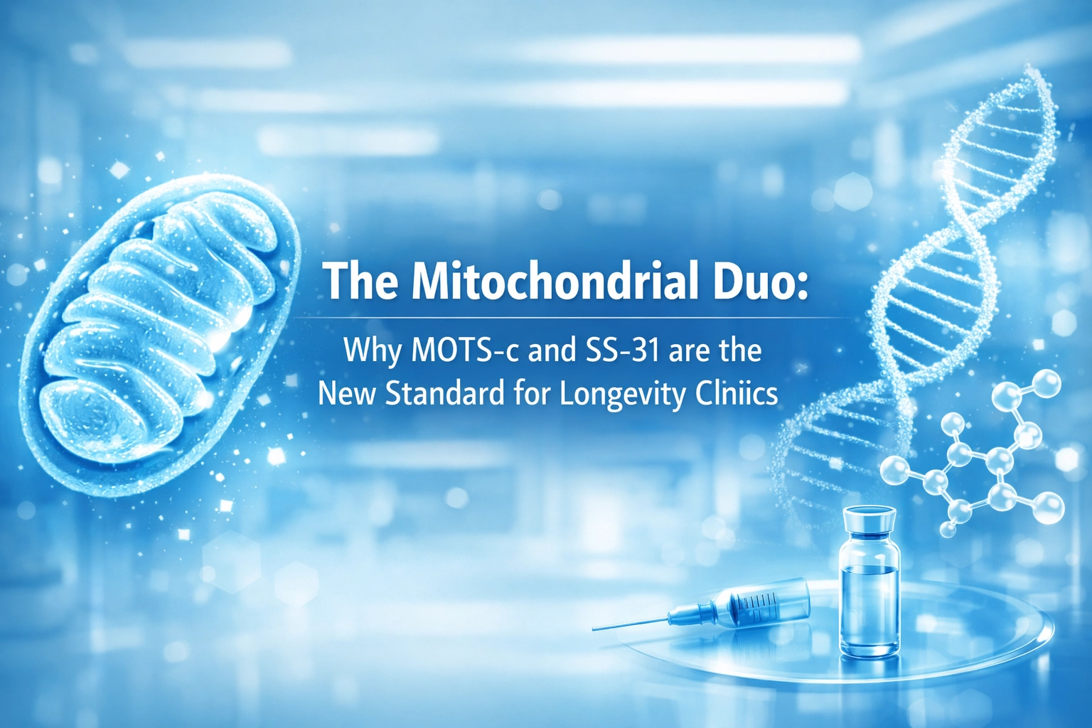 [HERO] The Mitochondrial Duo: Why MOTS-c and SS-31 are the New Standard for Longevity Clinics