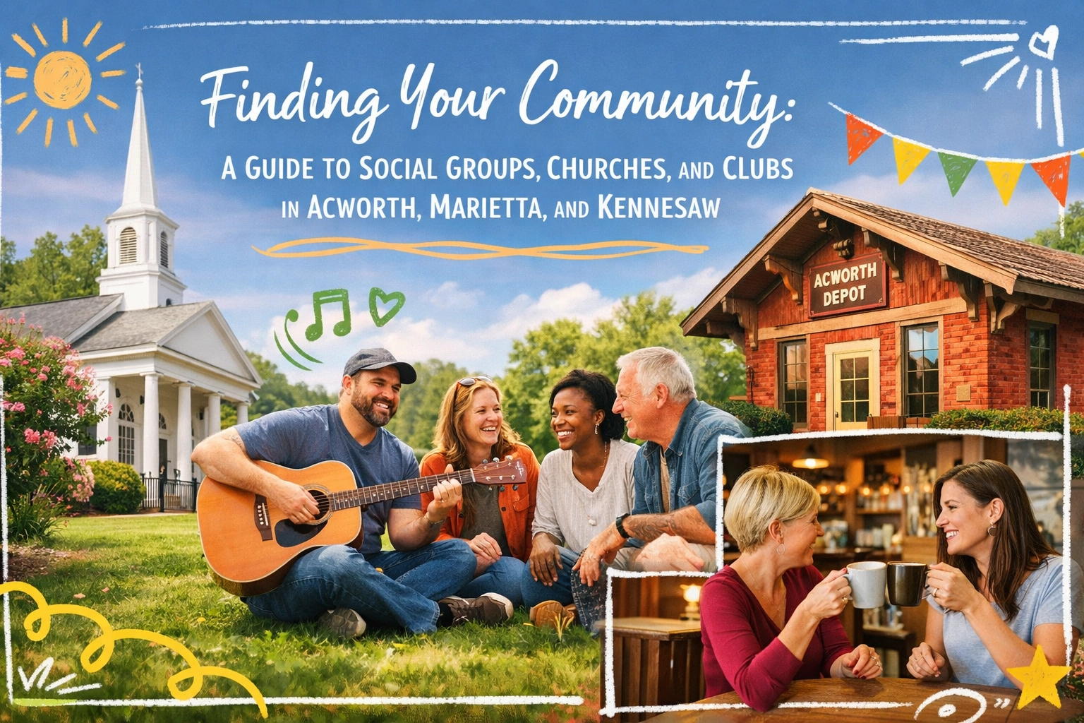 [HERO] Finding Your Community: A Guide to Social Groups, Churches, and Clubs in Acworth, Marietta, and Kennesaw