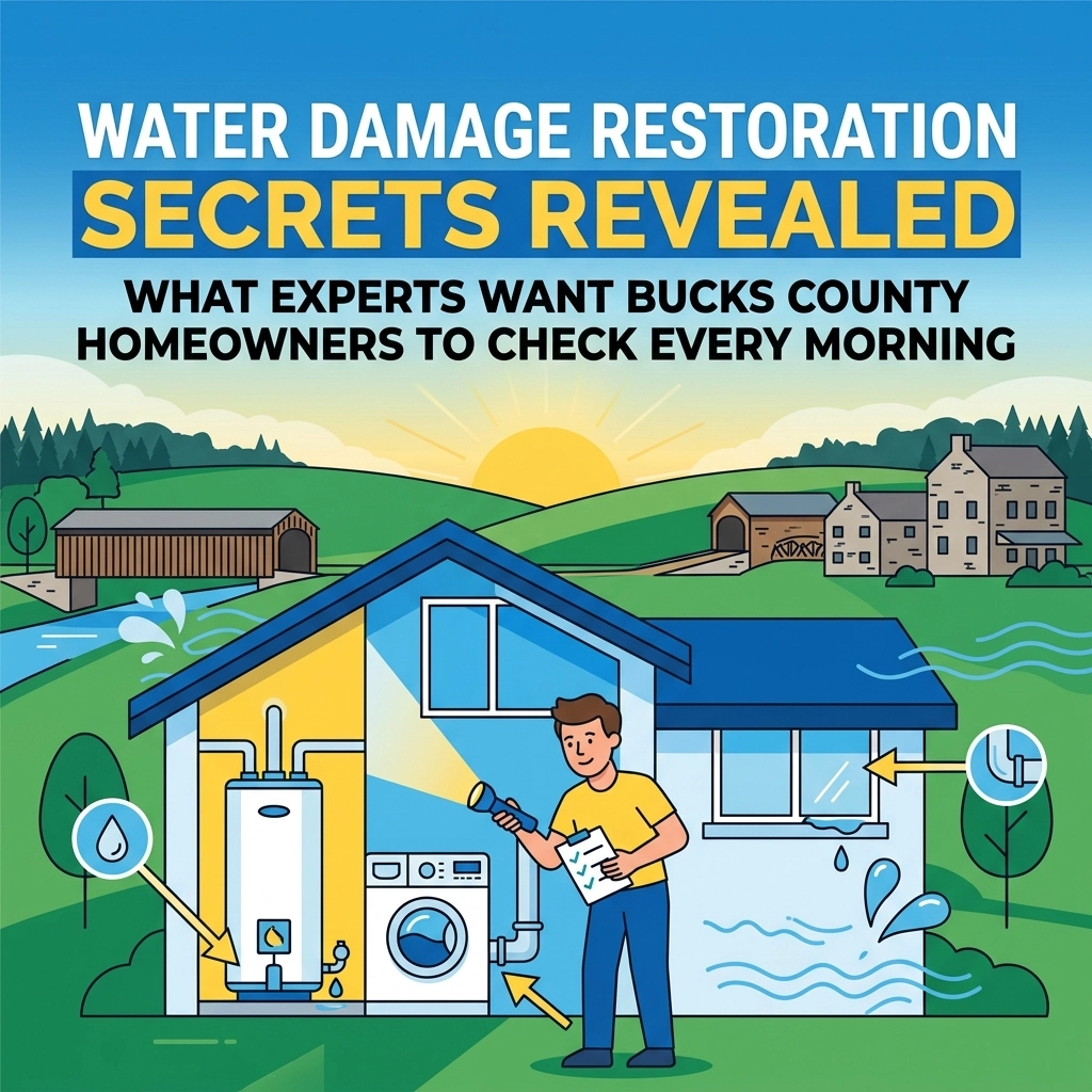 [HERO] Water Damage Restoration Secrets Revealed: What Experts Want Bucks County Homeowners to Check Every Morning
