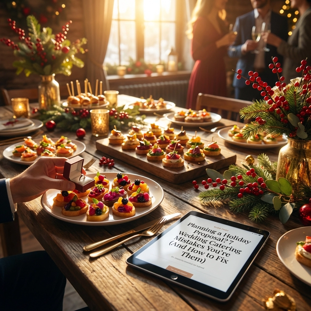 Planning a Holiday Proposal? 7 Wedding Catering Mistakes You're Making (And How to Fix Them)