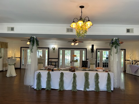 The Sugarhouse’s Reception Hall Wedding Setup