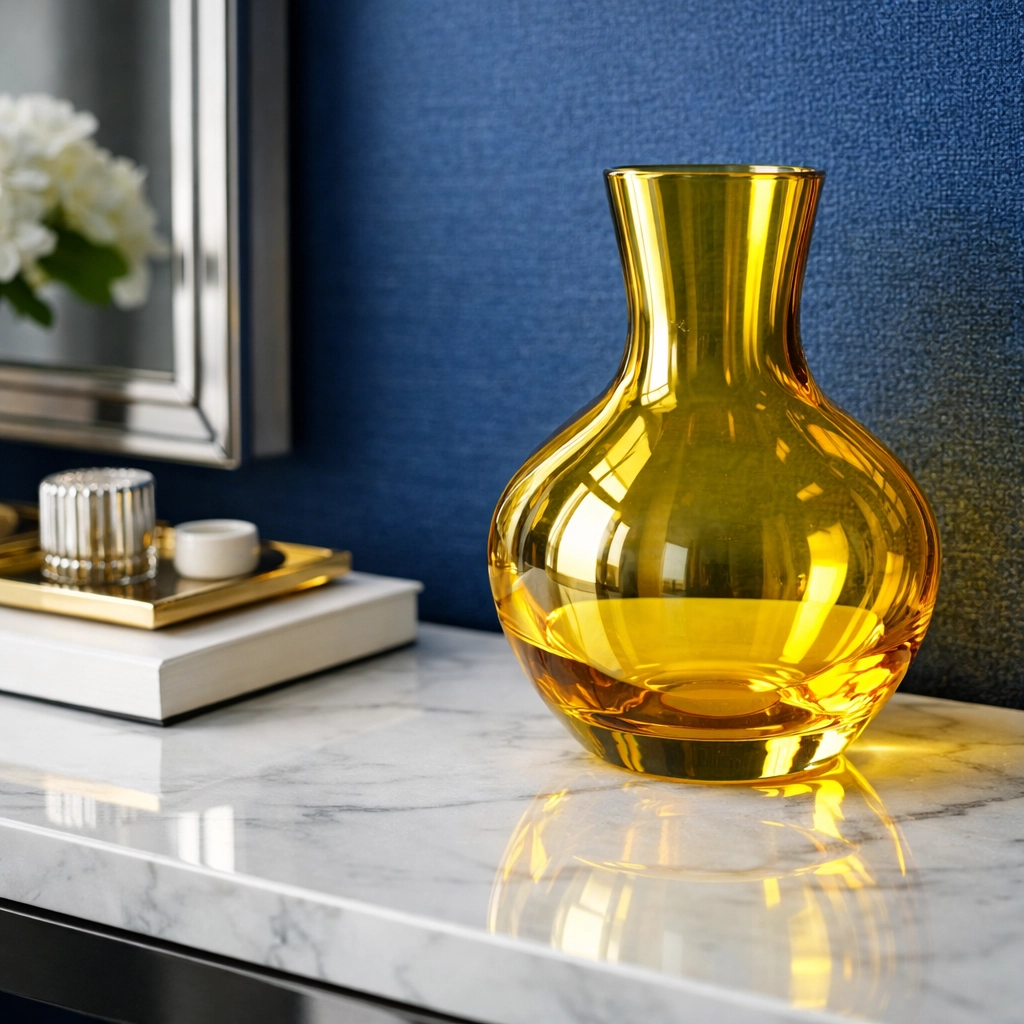 A spotless marble entryway table illustrating the meticulous professional cleaning results in Acton MA.