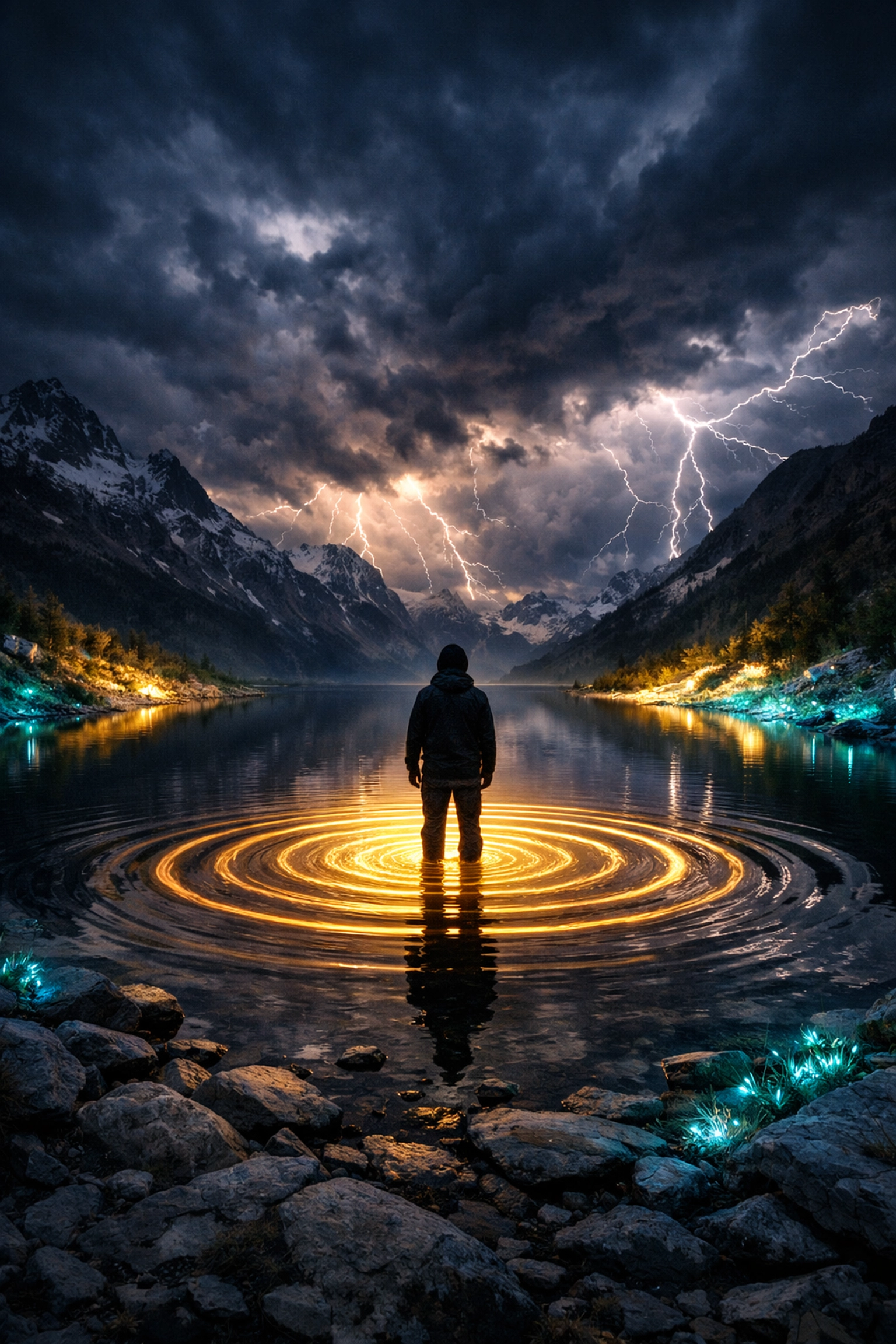 A calm person by a lake showing how to be more peaceful and improve relationships through steady presence.