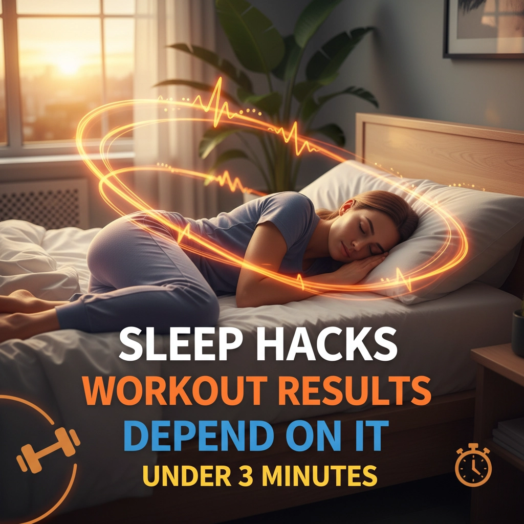 Sleep Hacks Explained in Under 3 Minutes: Why Your Workout Results Depend on It