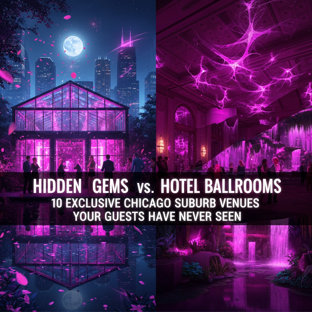Hidden Gems vs. Hotel Ballrooms: 10 Exclusive Chicago Suburb Venues Your Guests Have Never Seen