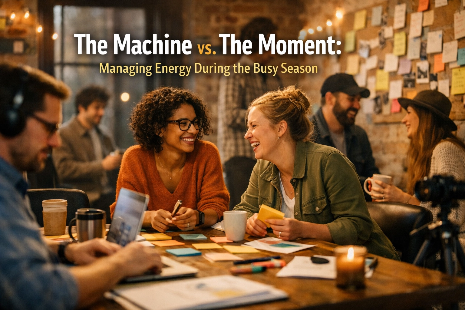 [HERO] The Machine vs. The Moment: Managing Energy During the Busy Season
