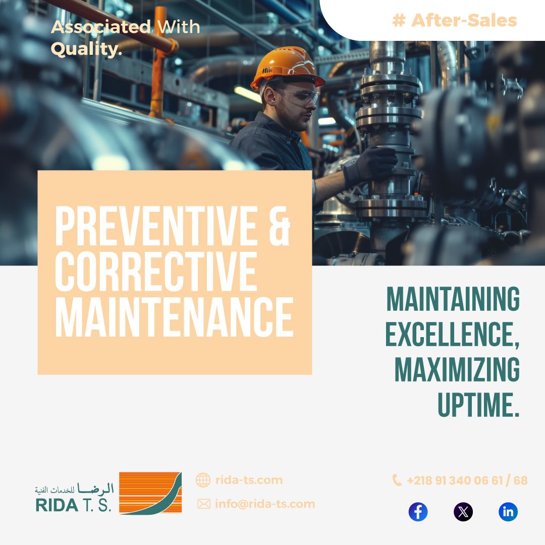 Industrial maintenance and technician working