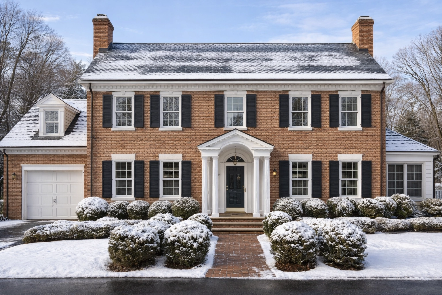 Annapolis home in winter