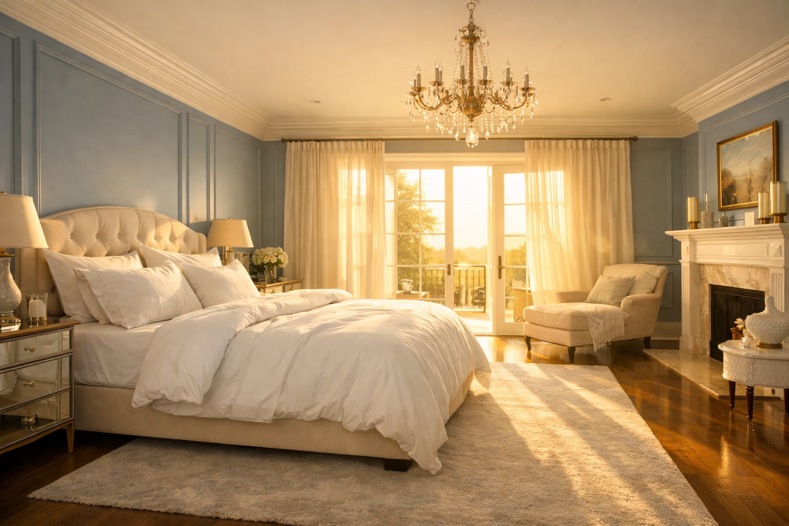 A dust-free Carlisle master bedroom sanctuary cleaned without harsh chemicals or toxic residues.