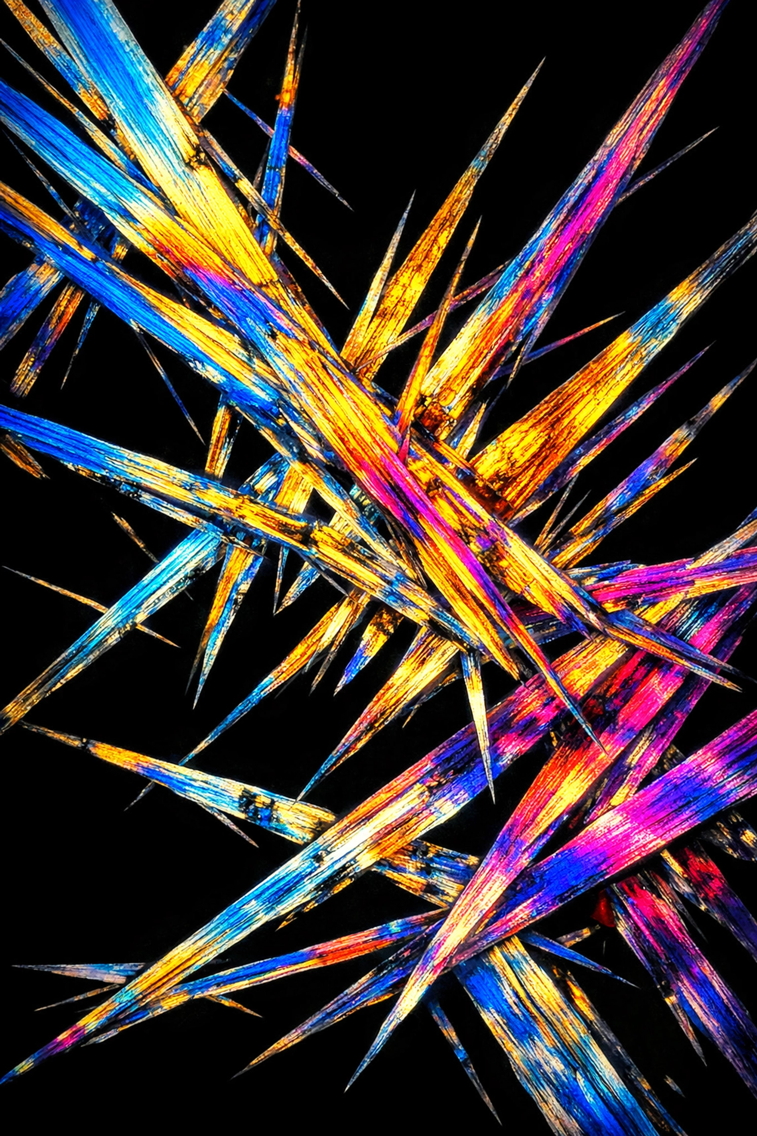 Microscopic view of hazardous asbestos mineral fibers analyzed for building safety and survey compliance.