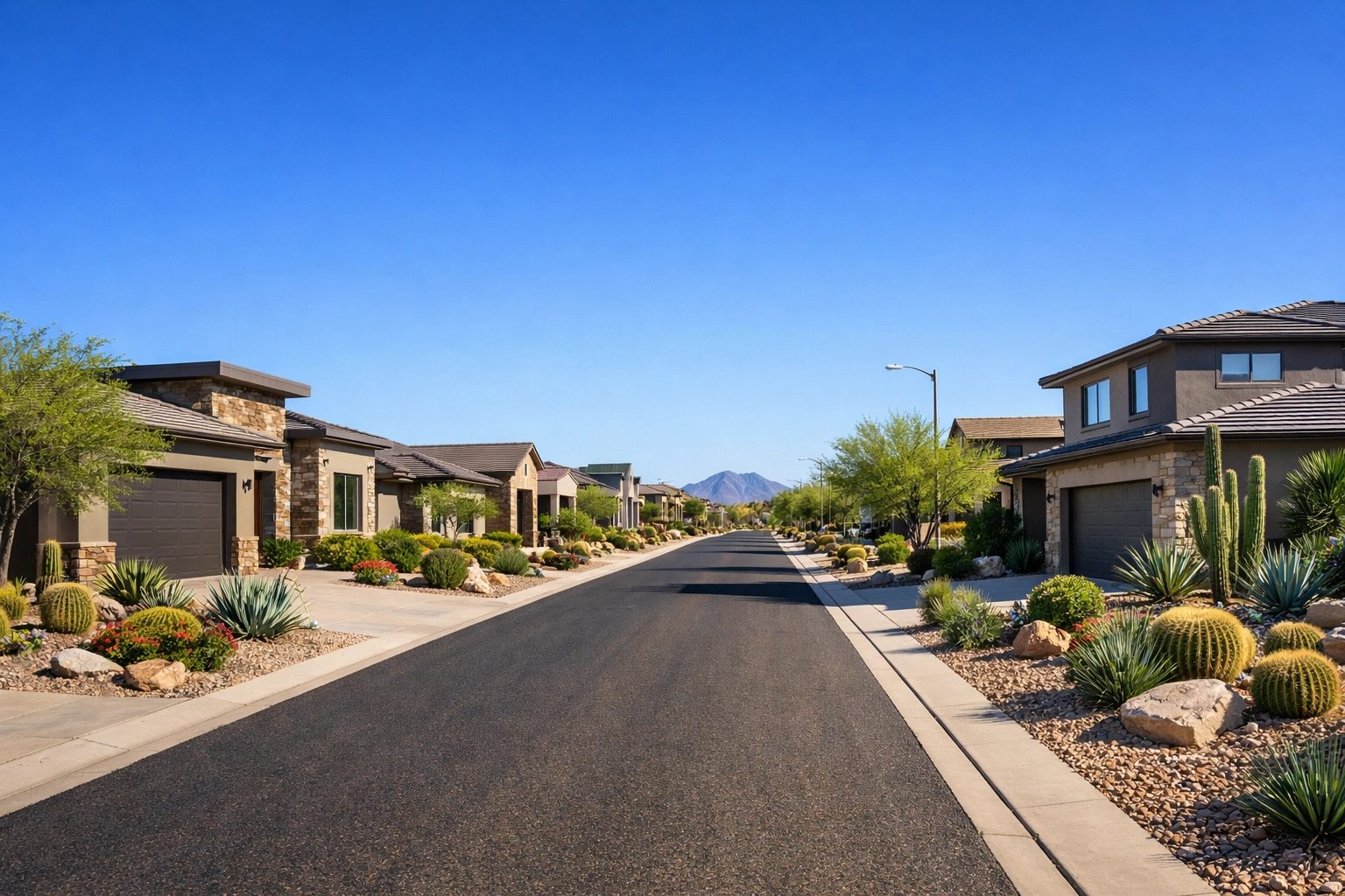 Modern single-family homes in a top Goodyear AZ neighborhood showing local real estate trends. Modern single-family homes in a top Goodyear AZ neighborhood showing local real estate trends.
