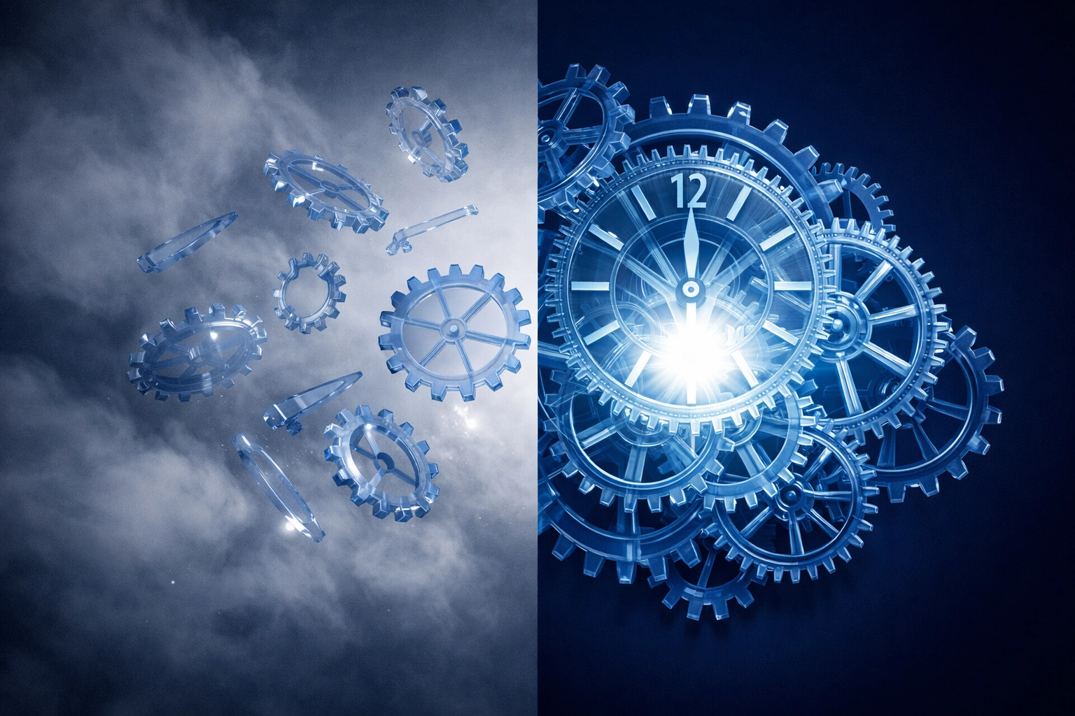 Visual representation of a unified operational architecture eliminating scaling bottlenecks.