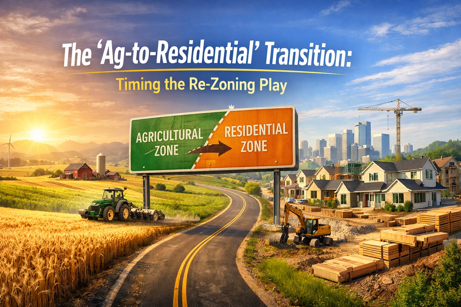 [HERO] The 'Ag-to-Residential' Transition: Timing the Re-Zoning Play