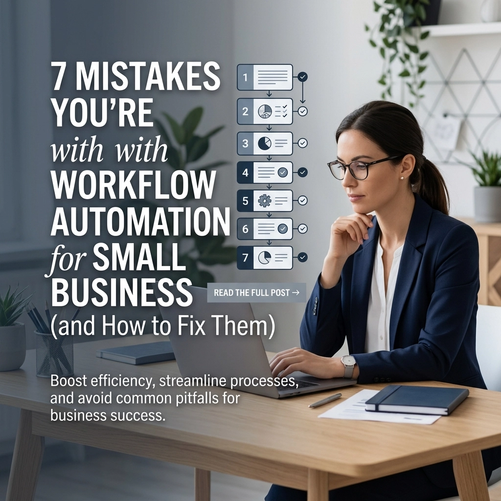 [HERO] 7 Mistakes You’re Making with Workflow Automation for Small Business (and How to Fix Them)