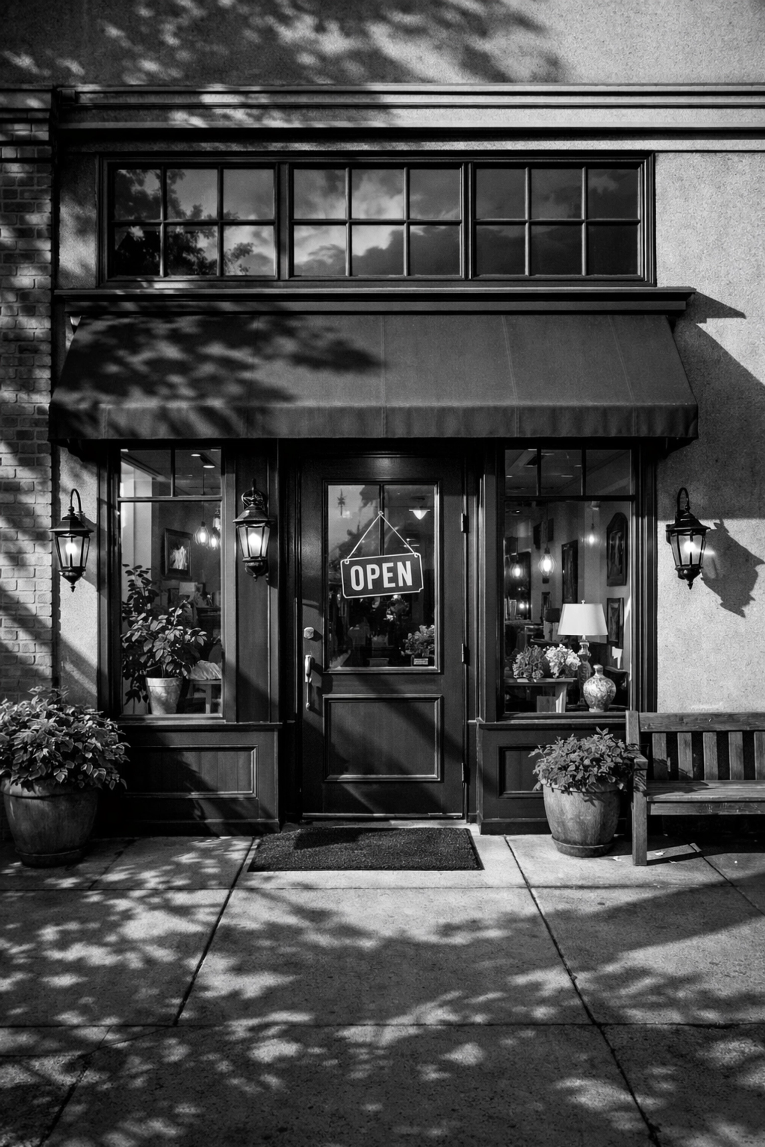 Small business storefront exterior representing local SEO optimization opportunities