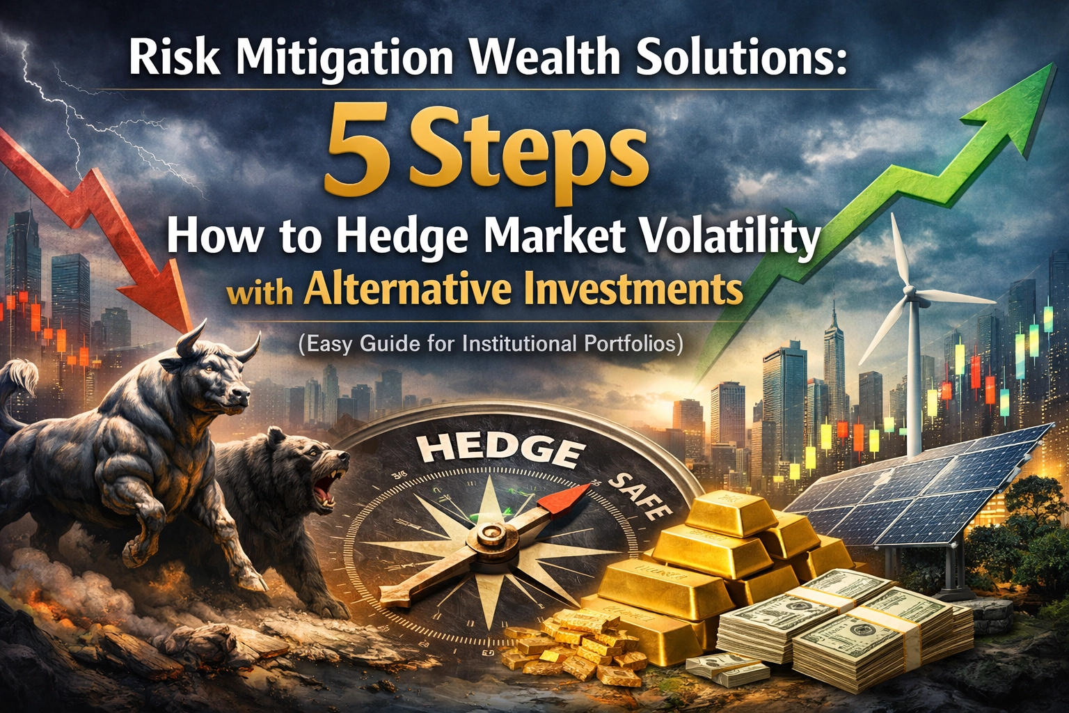 [HERO] Risk Mitigation Wealth Solutions: 5 Steps How to Hedge Market Volatility with Alternative Investments (Easy Guide for Institutional Portfolios)
