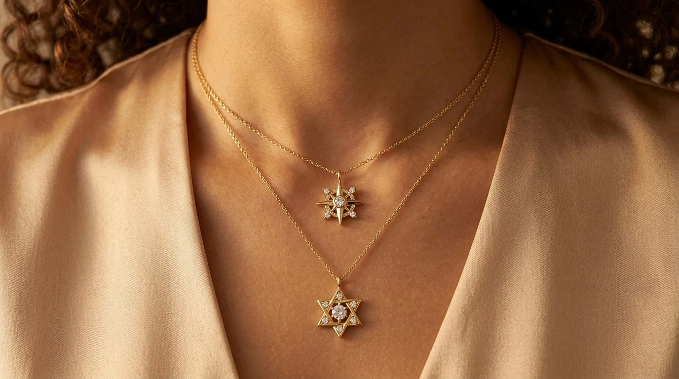 The Journey Within - 7 Diamond Compass and Star of David