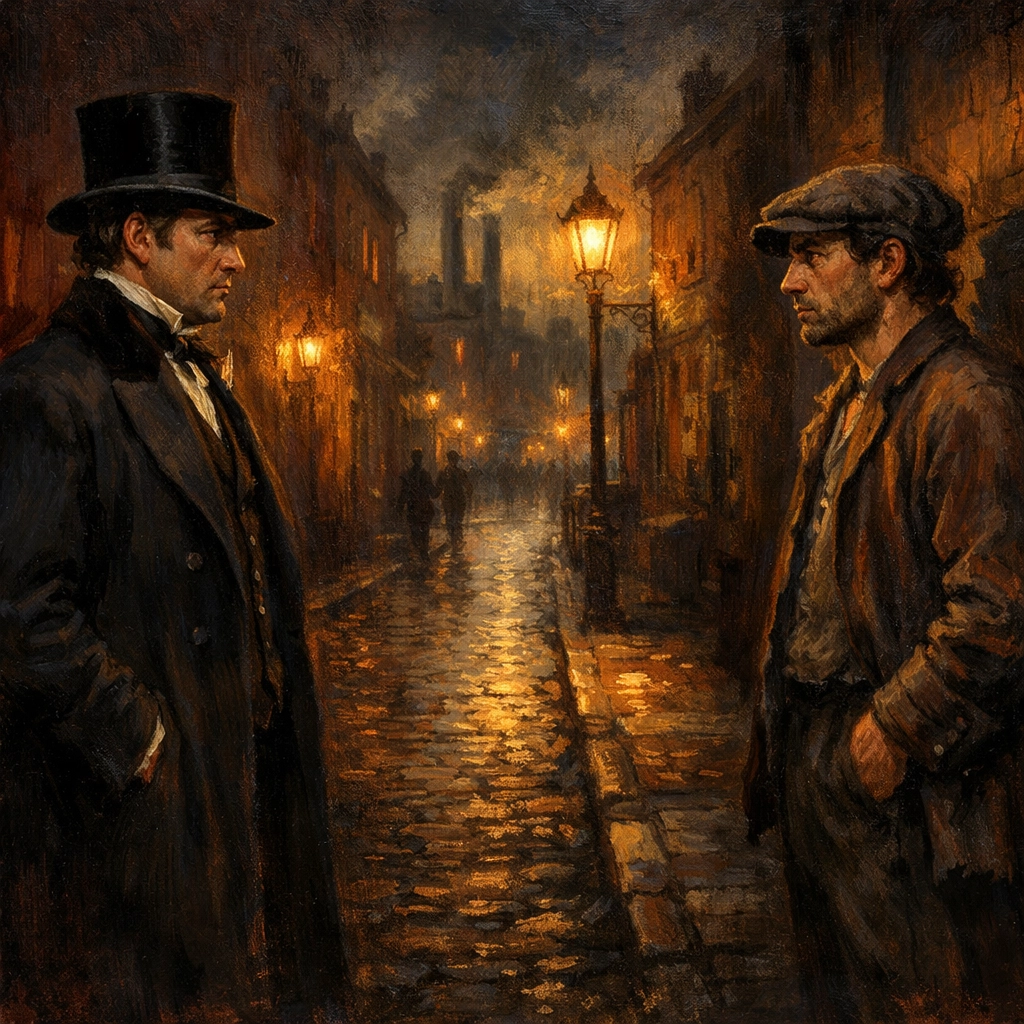 Class-divided gay couple in Victorian England forbidden romance across social divide