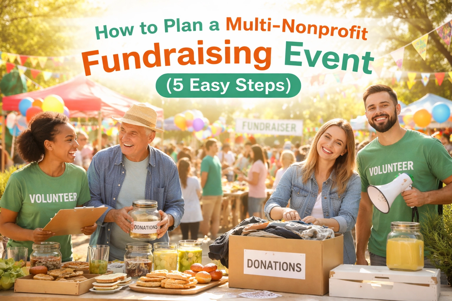 [HERO] How to Plan a Multi-Nonprofit Fundraising Event (5 Easy Steps)