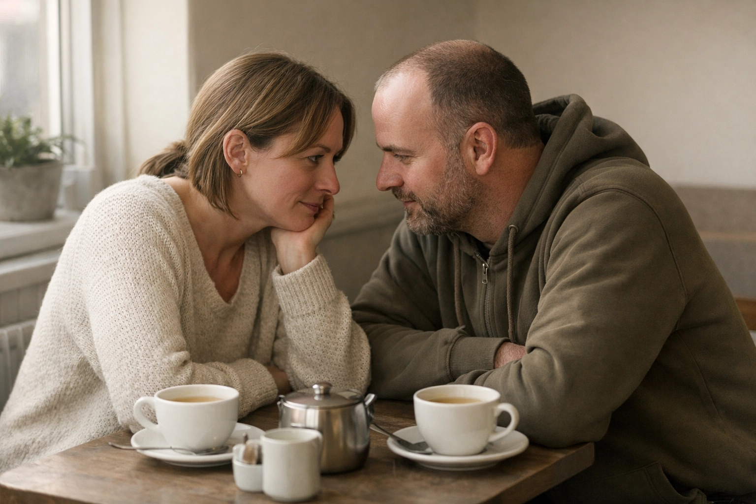 Parents meeting for peer support and tea, building a neurodiversity support community in Halifax.