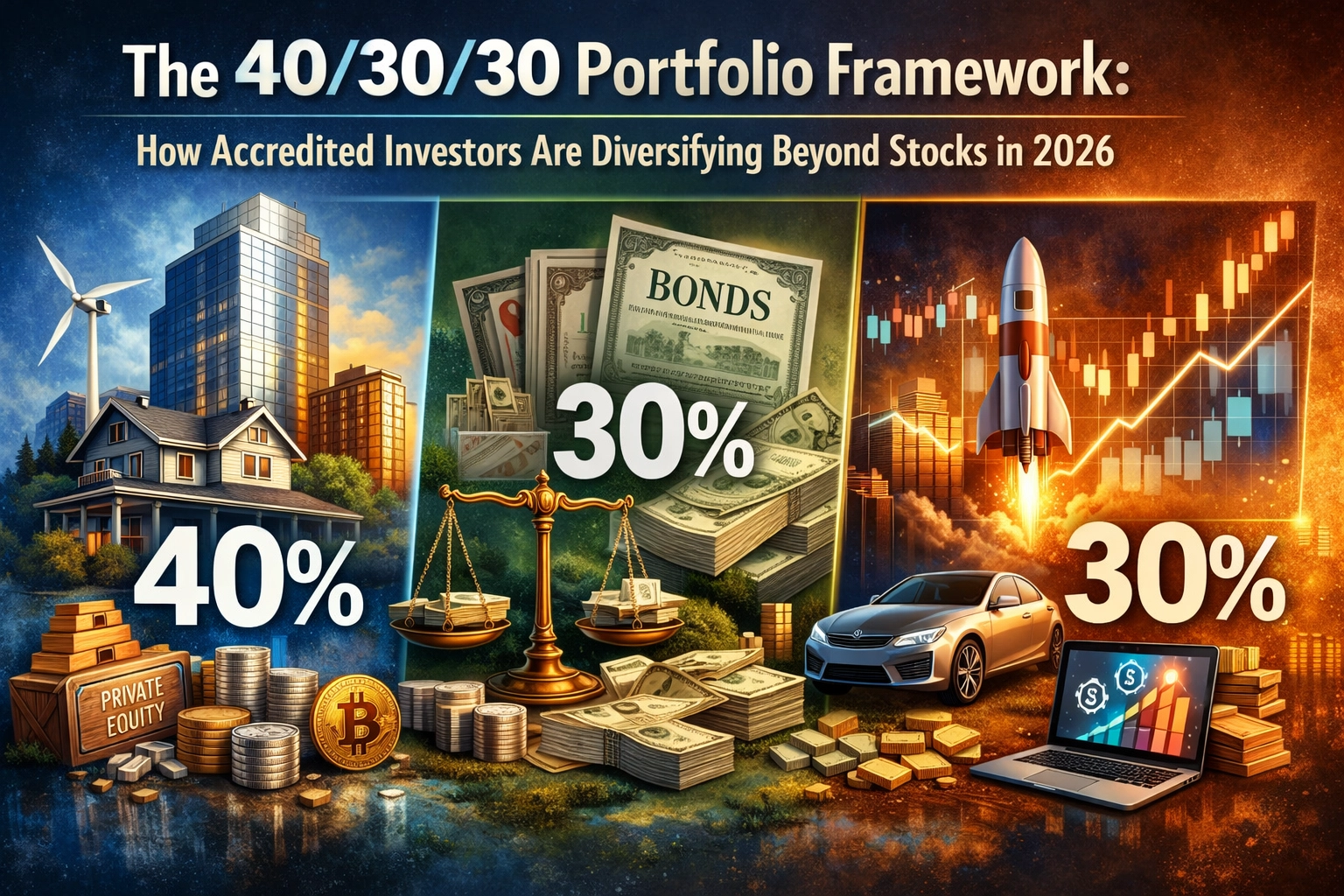 [HERO] The 40/30/30 Portfolio Framework: How Accredited Investors Are Diversifying Beyond Stocks in 2026