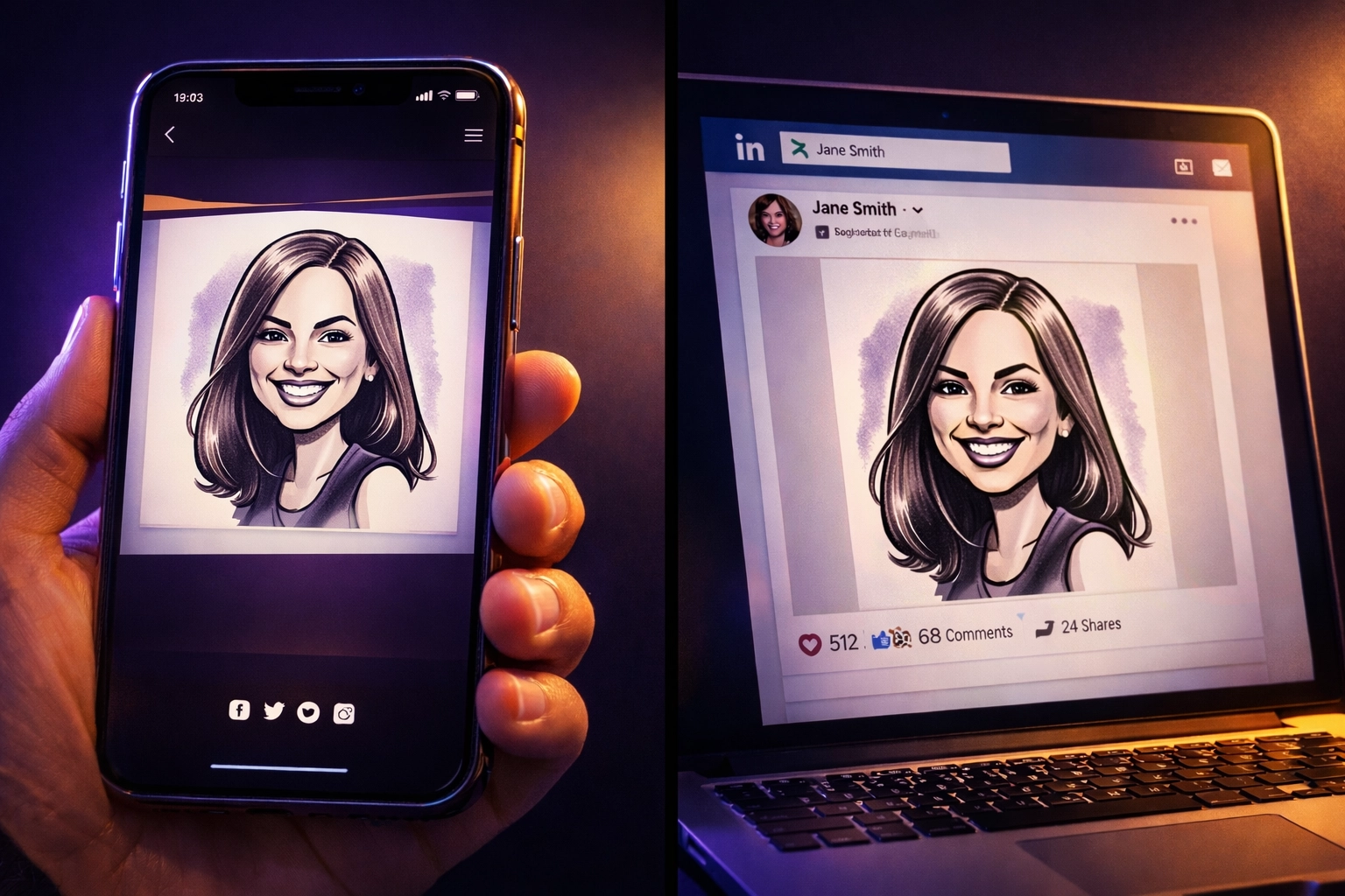 Trade show lead generation follow-up workflow: AI Sketch Lab digital delivery from AI Portrait Robot supporting lead capture and booth traffic