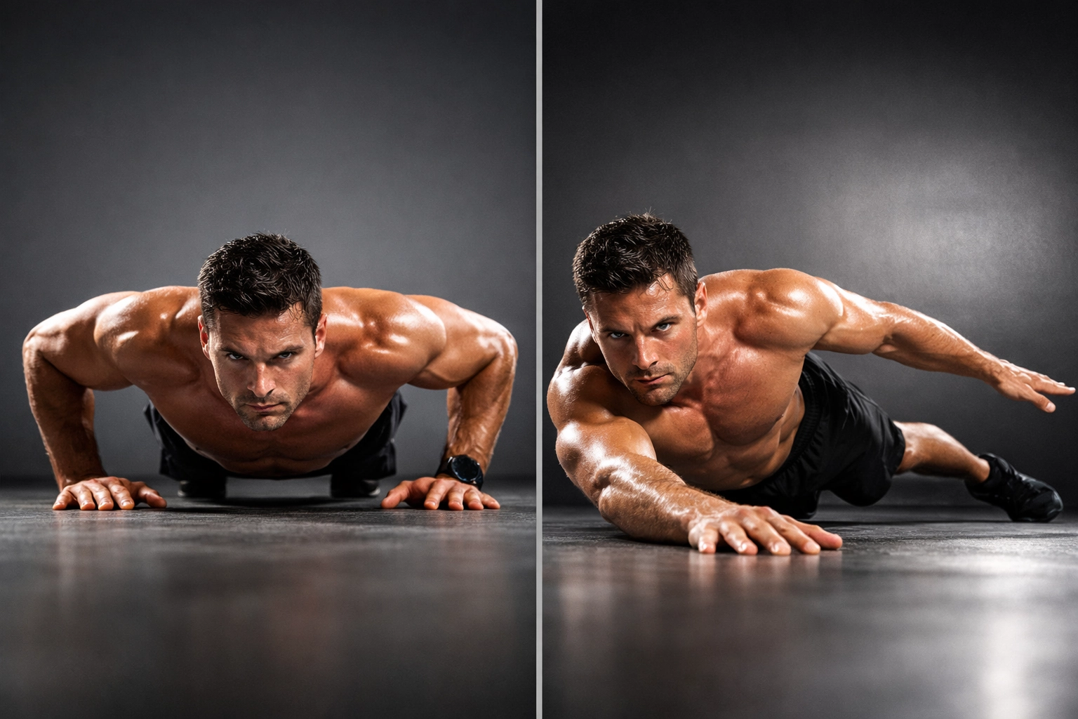 Comparison of standard pushup and advanced archer pushup variation for progressive overload