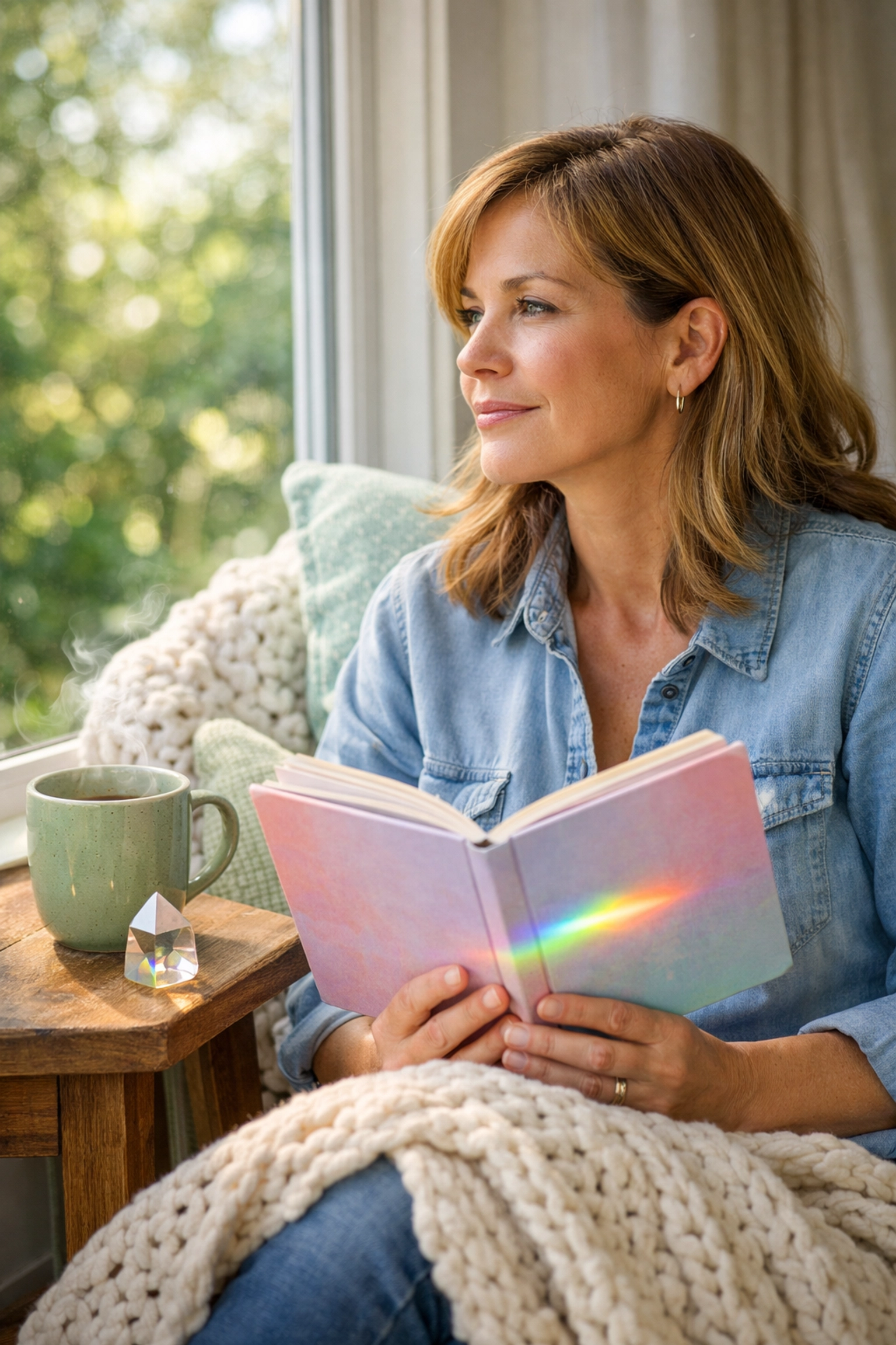 A late blooming lesbian woman journaling and reflecting on her journey toward sexual clarity.