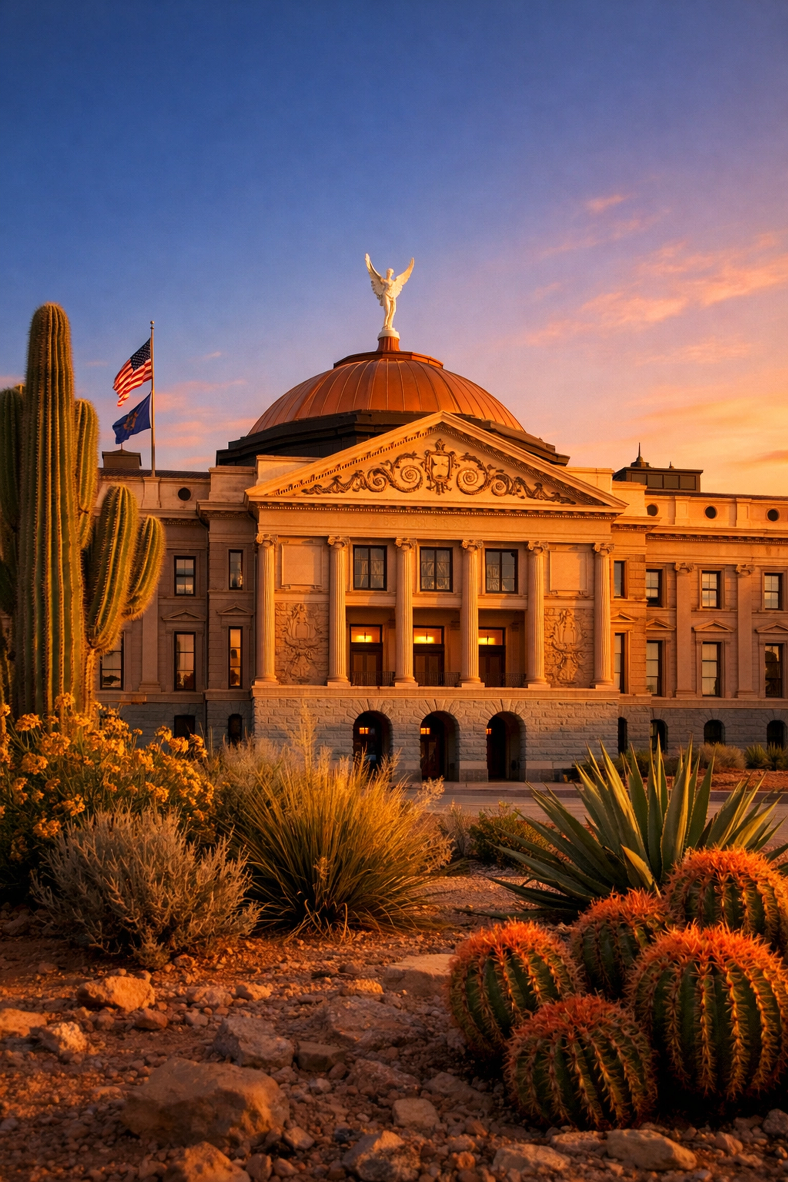 Arizona State Capitol building symbolizing SB 1255 legislative milestone for Arizona Jazz Day recognition