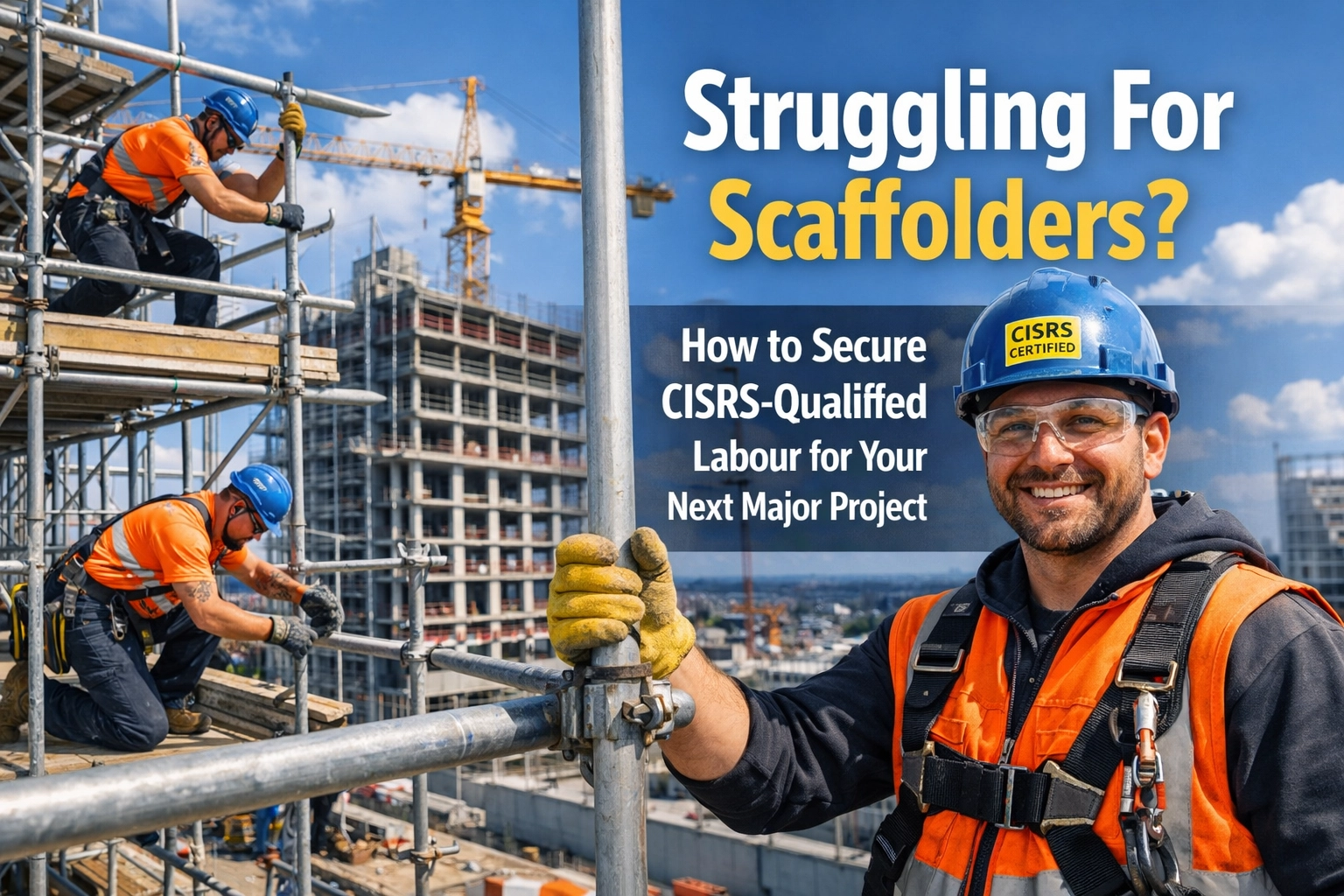 [HERO] Struggling For Scaffolders? How to Secure CISRS-Qualified Labour for Your Next Major Project