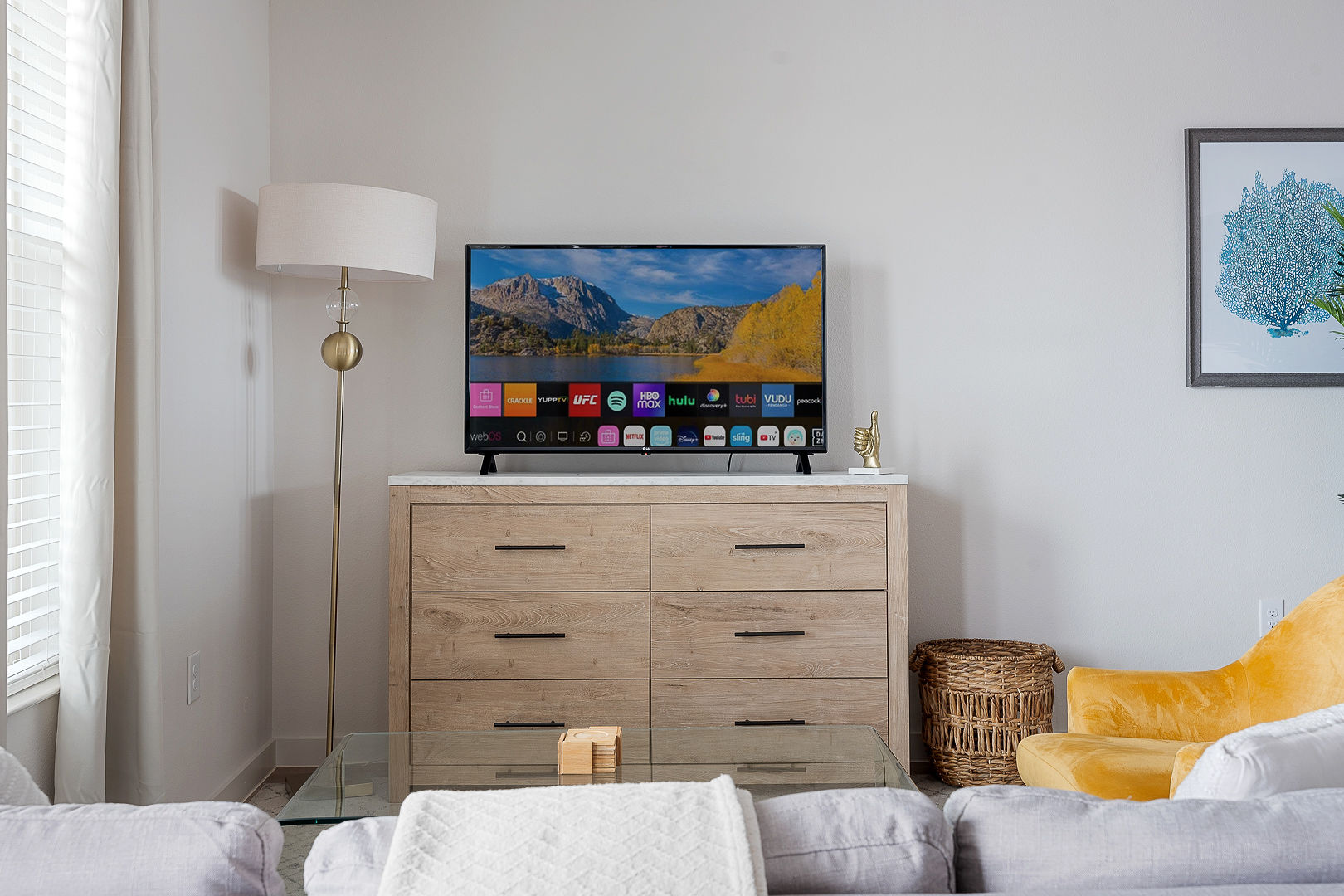 Modern Furnished Living Space