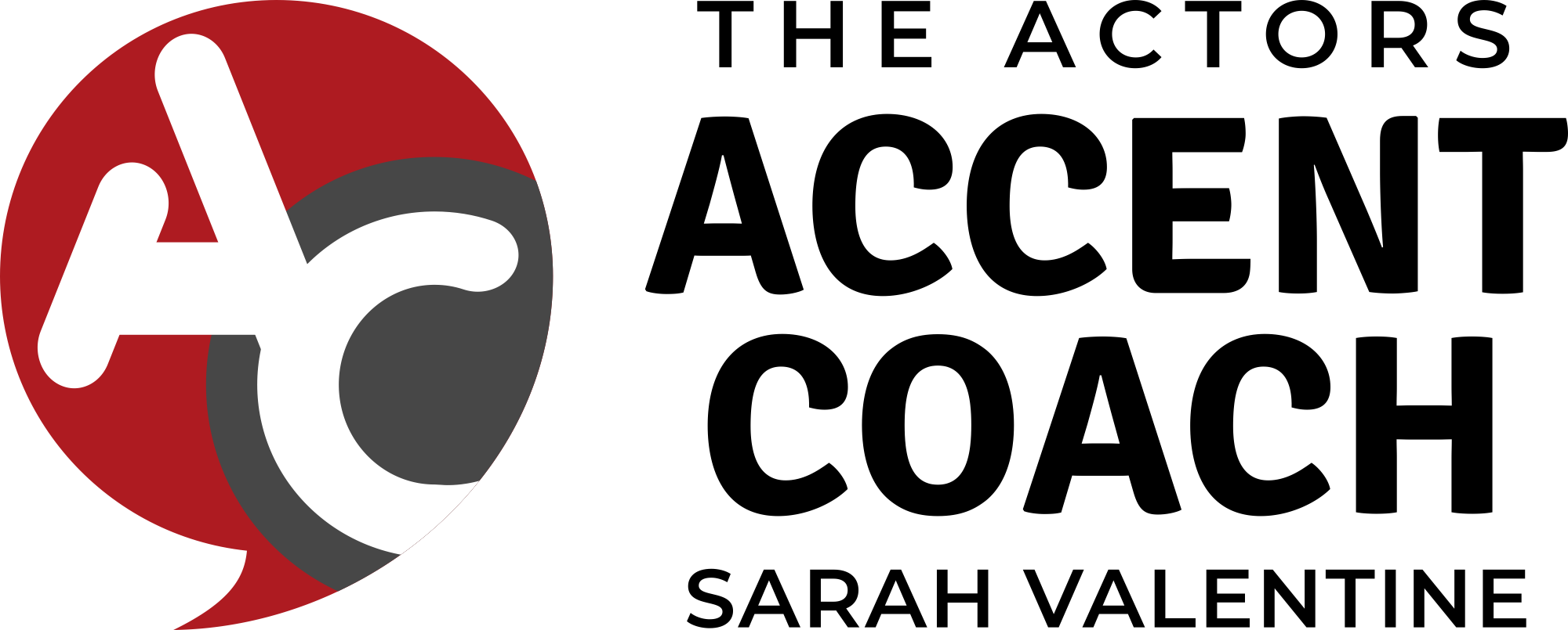 Actors Accent Coach Logo