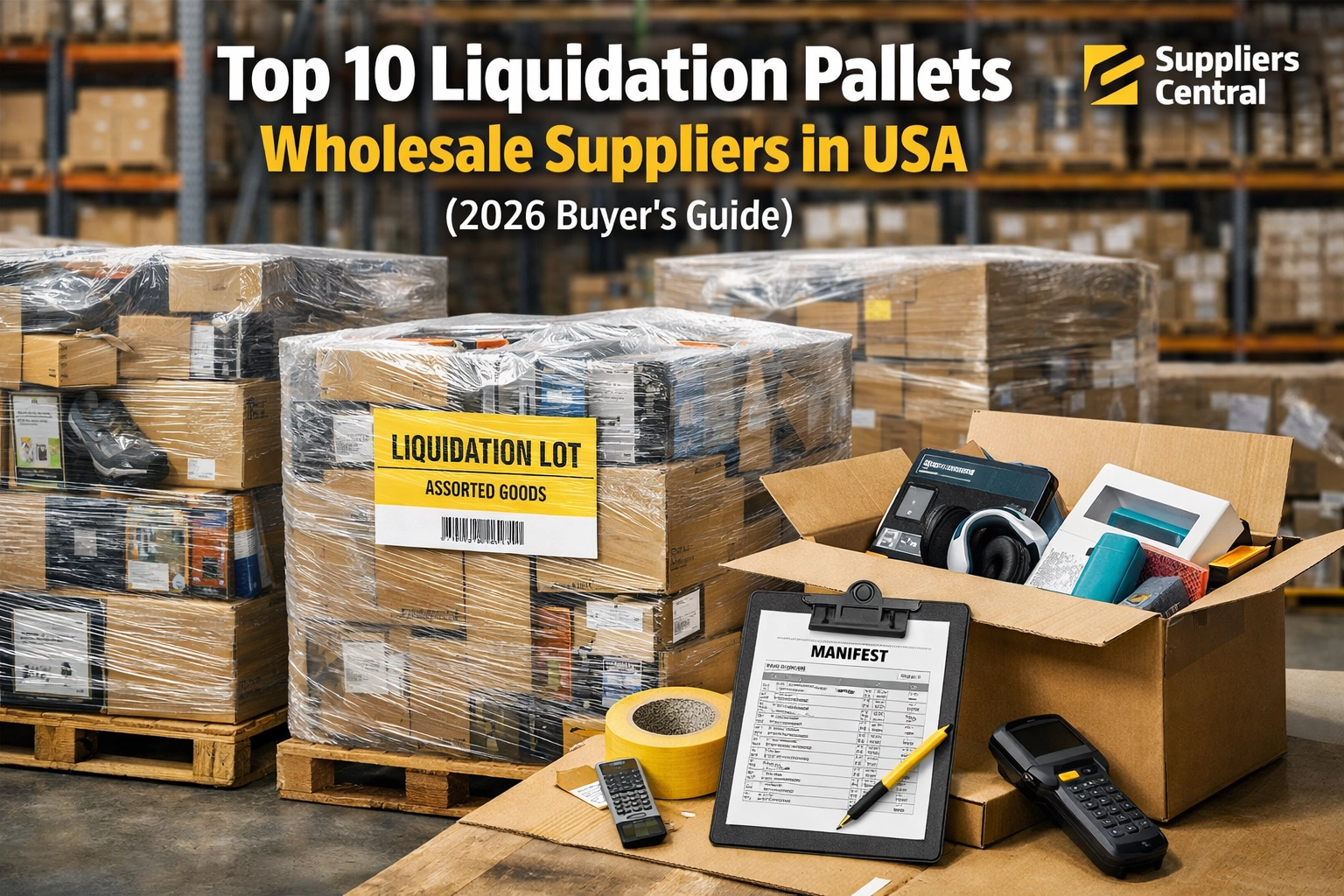 Top 10 Liquidation Pallets Wholesale Suppliers in USA (2026 Buyer's Guide)
