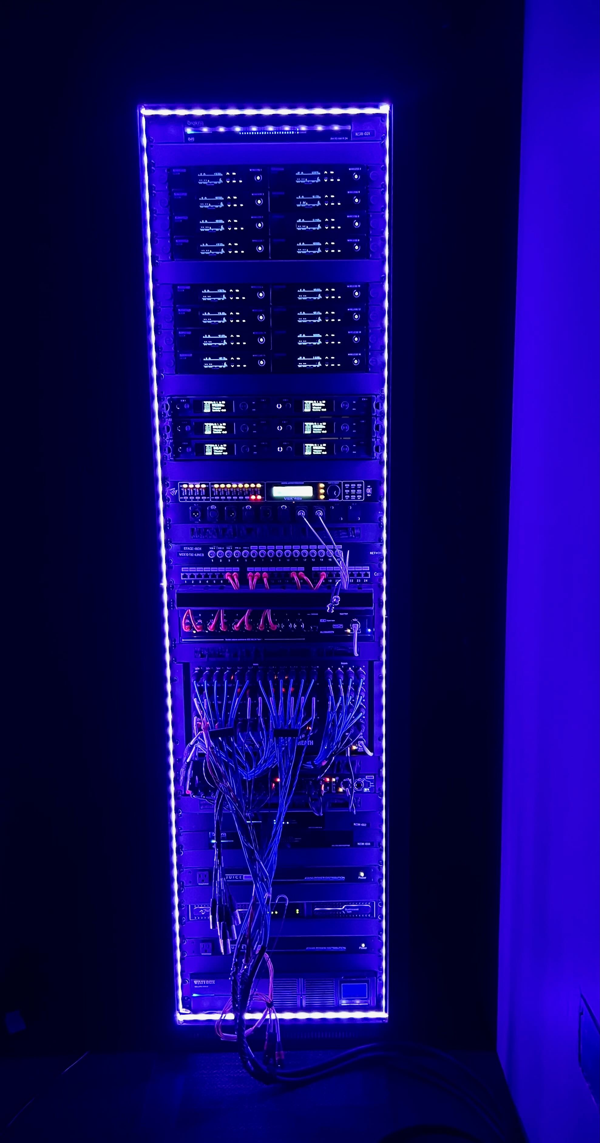 Professional AVL Equipment Rack