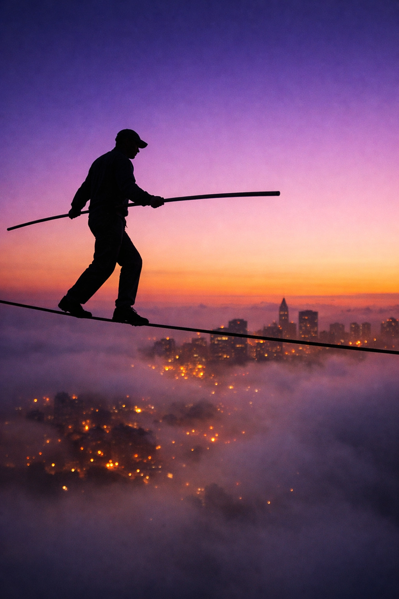 Hedge fund risk management balancing precision and opportunity above volatile markets