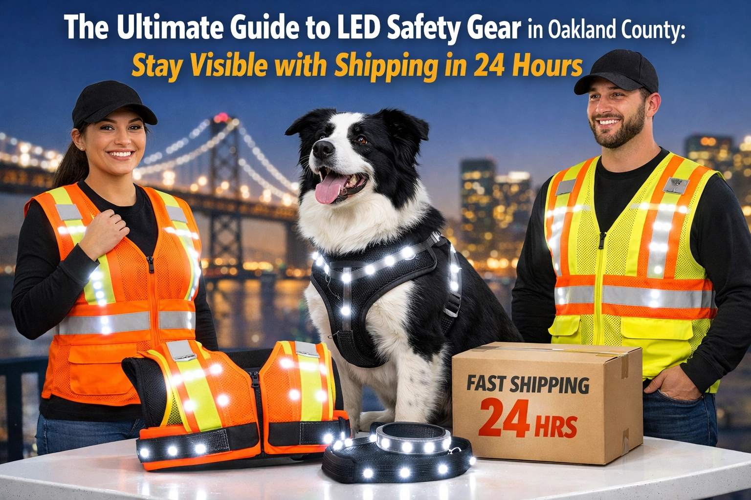 [HERO] The Ultimate Guide to LED Safety Gear in Oakland County: Stay Visible with Shipping in 24 Hours