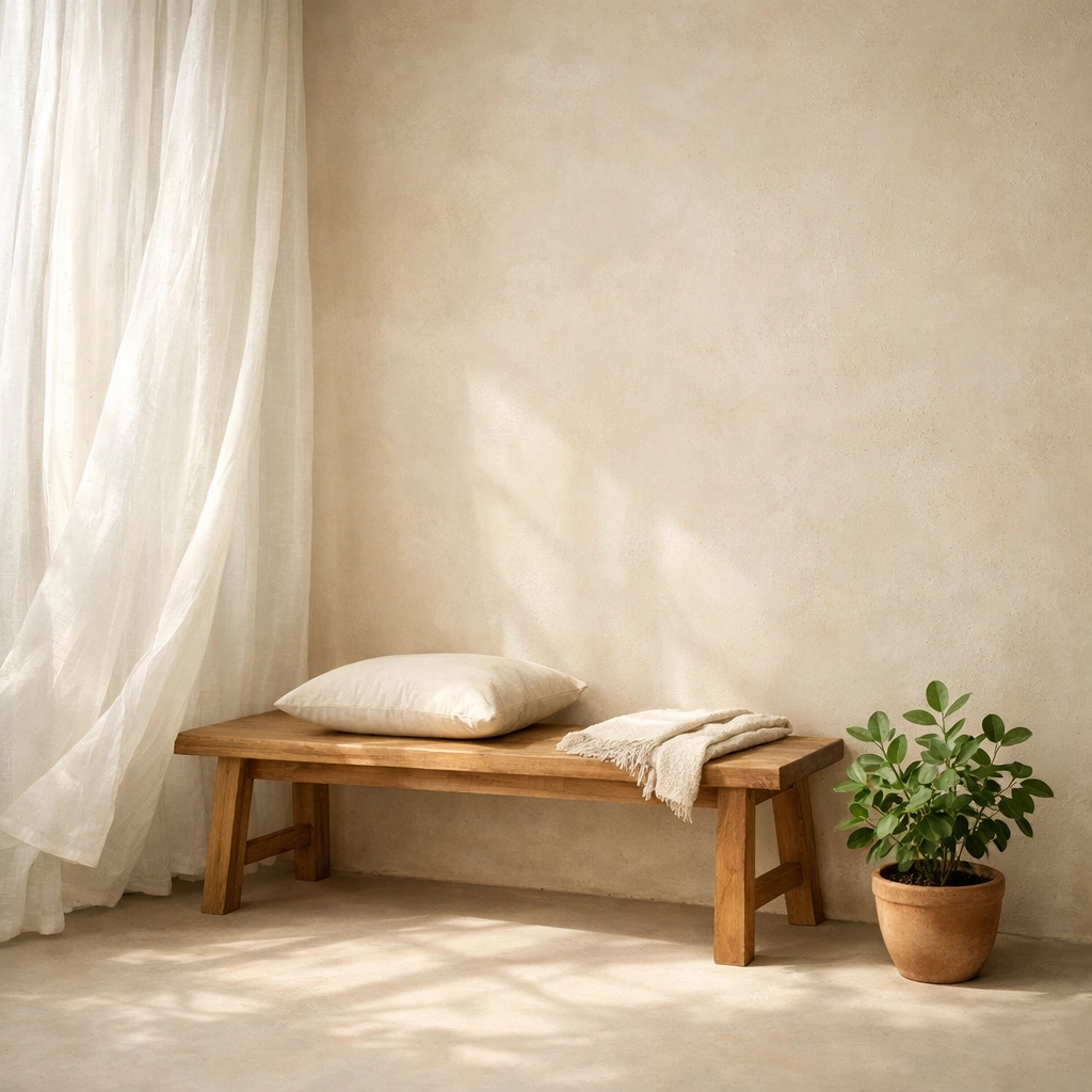 Peaceful room with natural light reflecting the calm results of acupuncture treatment in St. Pete.