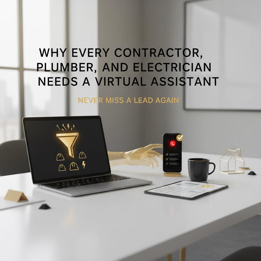 Why Every Contractor, Plumber, and Electrician Needs a Virtual Assistant: Never Miss a Lead Again