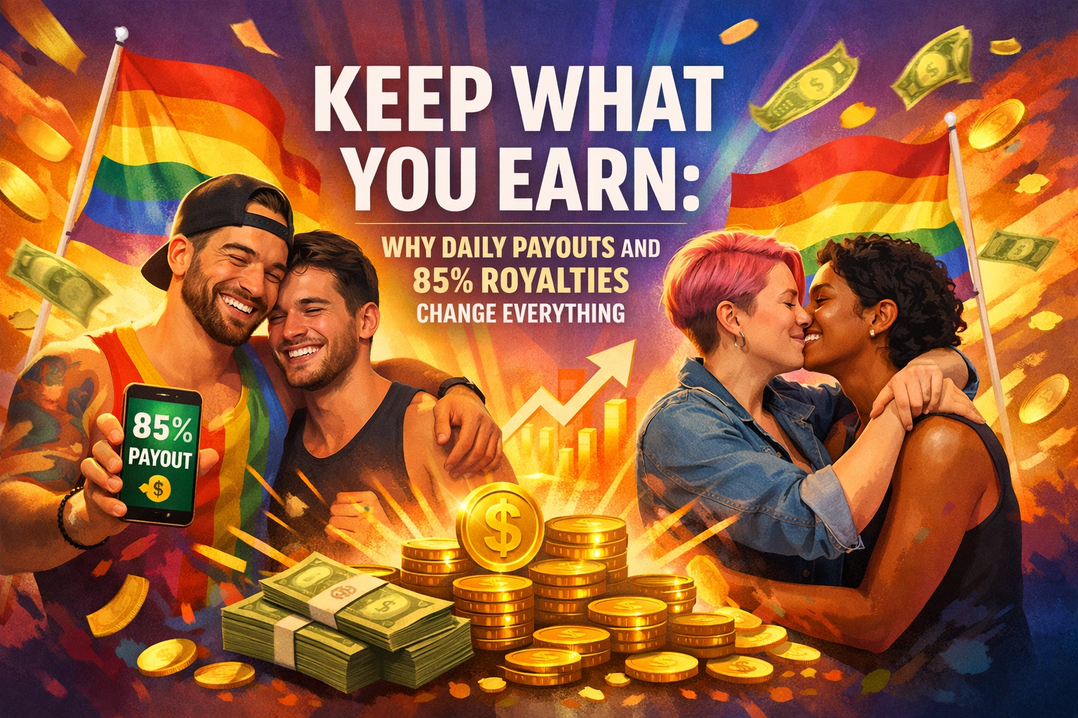 Keep What You Earn: Why Daily Payouts and 85% Royalties Change Everything
