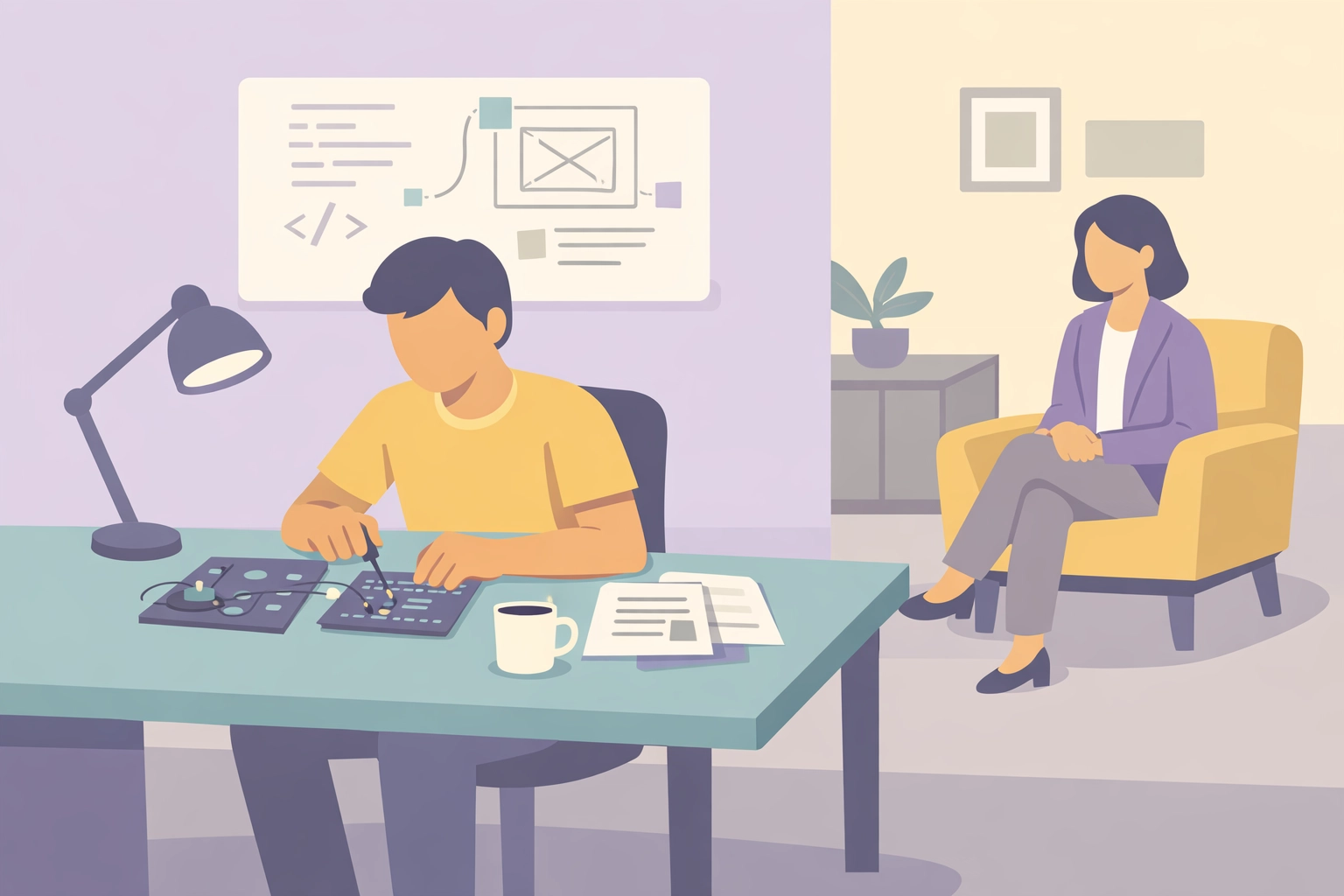 Skills-based interview assessment for neurodiverse candidate with employer support