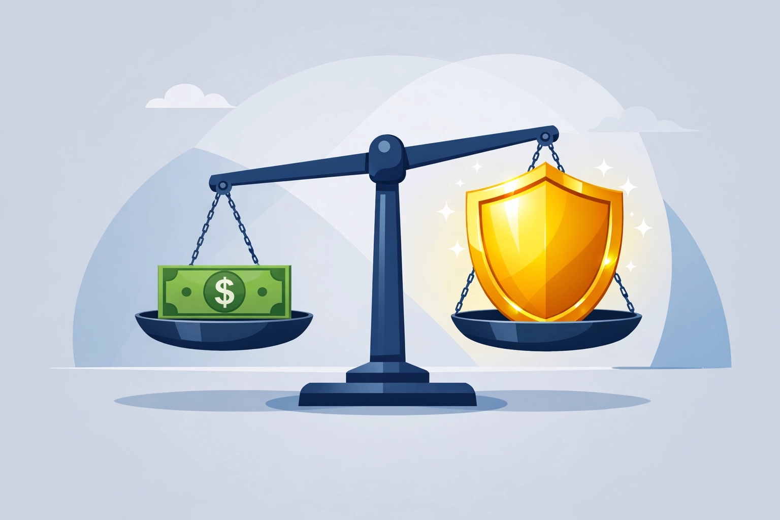 Illustration of a scale showing tax credits outweighing deductions to maximize your 2026 refund.