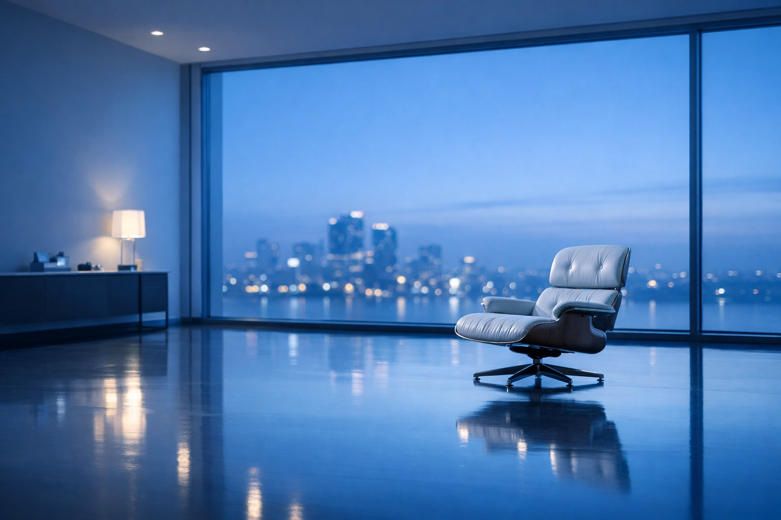 Modern office skyline view representing trust and clarity after building an investor grade model.