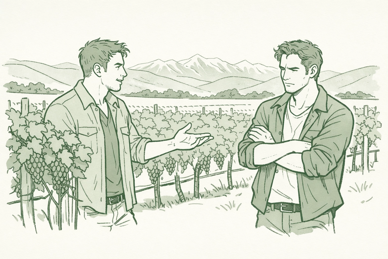 Two rival winemakers face off in Marlborough vineyard, MM romance enemies-to-lovers tension