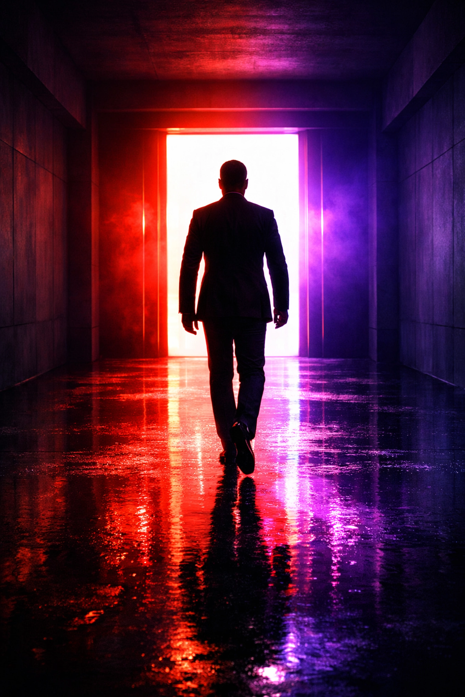 Man walking toward light, illustrating how to become a trustee and navigate the secured transactions act.