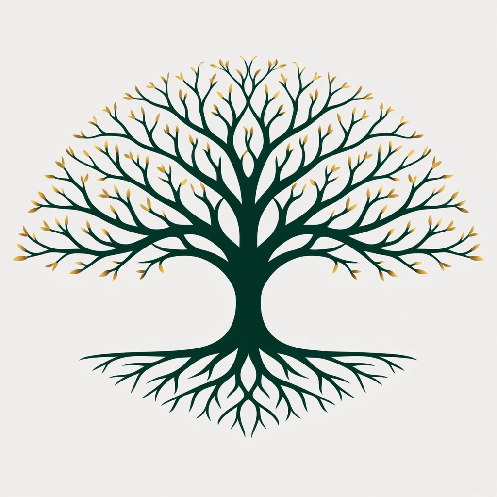 A modern tree illustration representing the multiplication of disciple-makers and spiritual growth legacy.