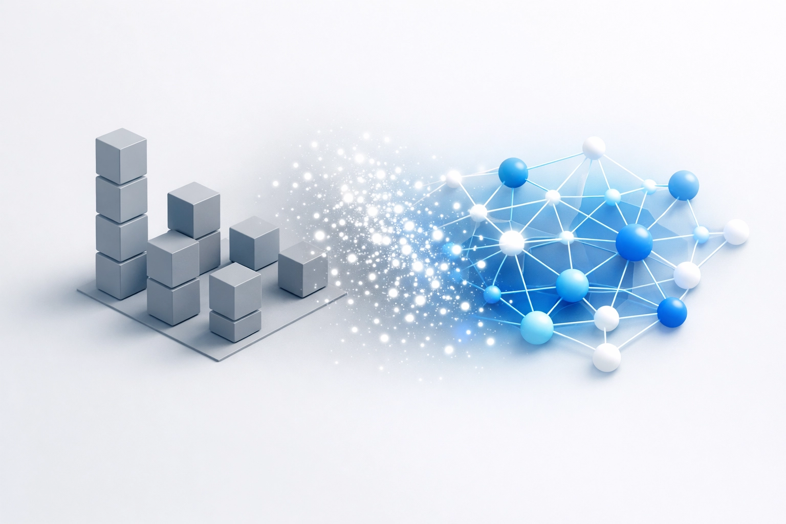 Traditional hierarchical roles transforming into dynamic skills-based organizational networks