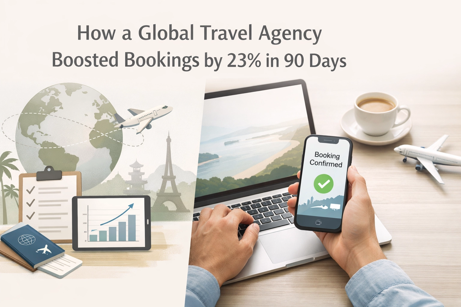 [HERO] How a Global Travel Agency Boosted Bookings by 23% in 90 Days