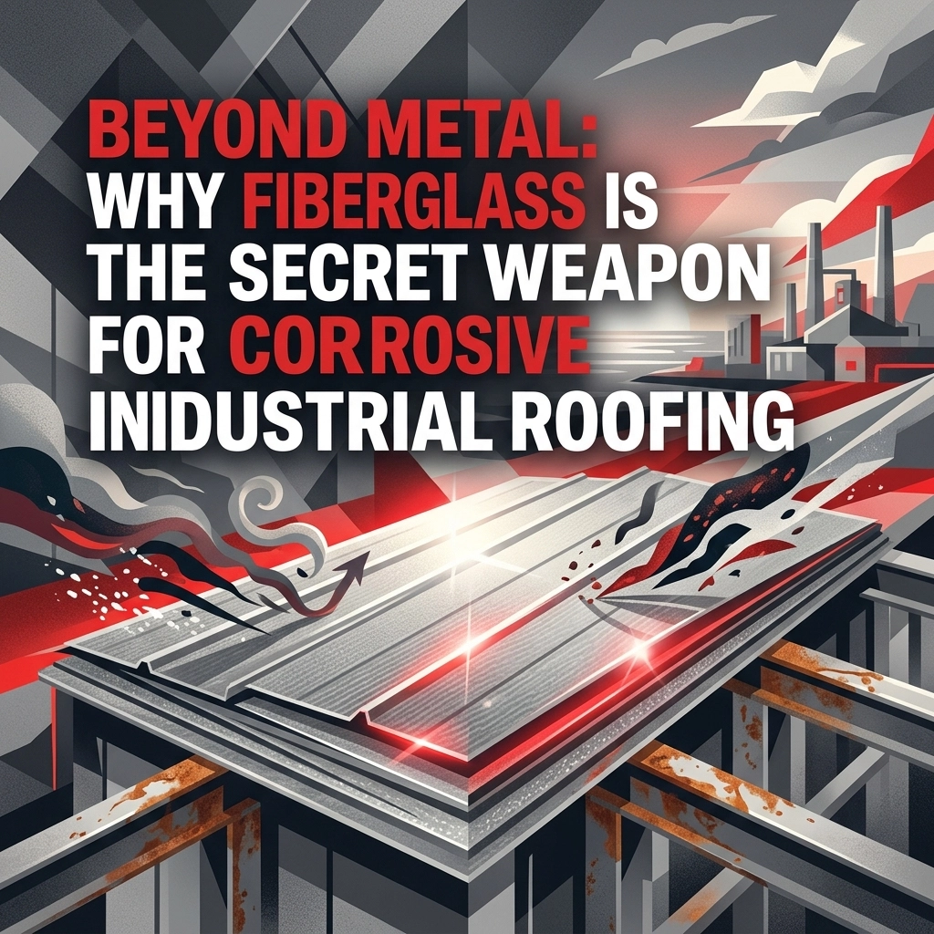 [HERO] Beyond Metal: Why Fiberglass is the Secret Weapon for Corrosive Industrial Roofing