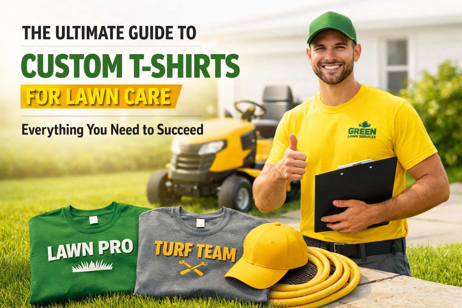 [HERO] The Ultimate Guide to Custom T-Shirts for Lawn Care: Everything You Need to Succeed